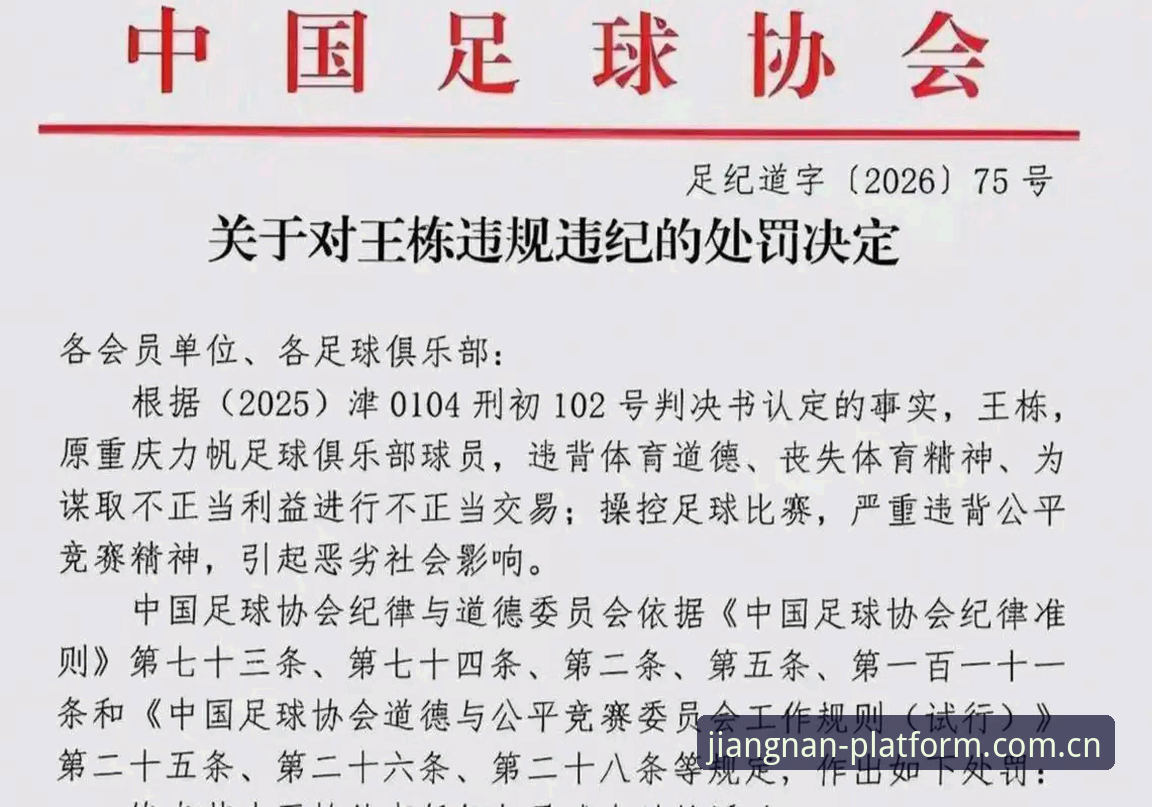 JN最新入口 中国足协第三批禁足名单解读:足球行业整顿进行时